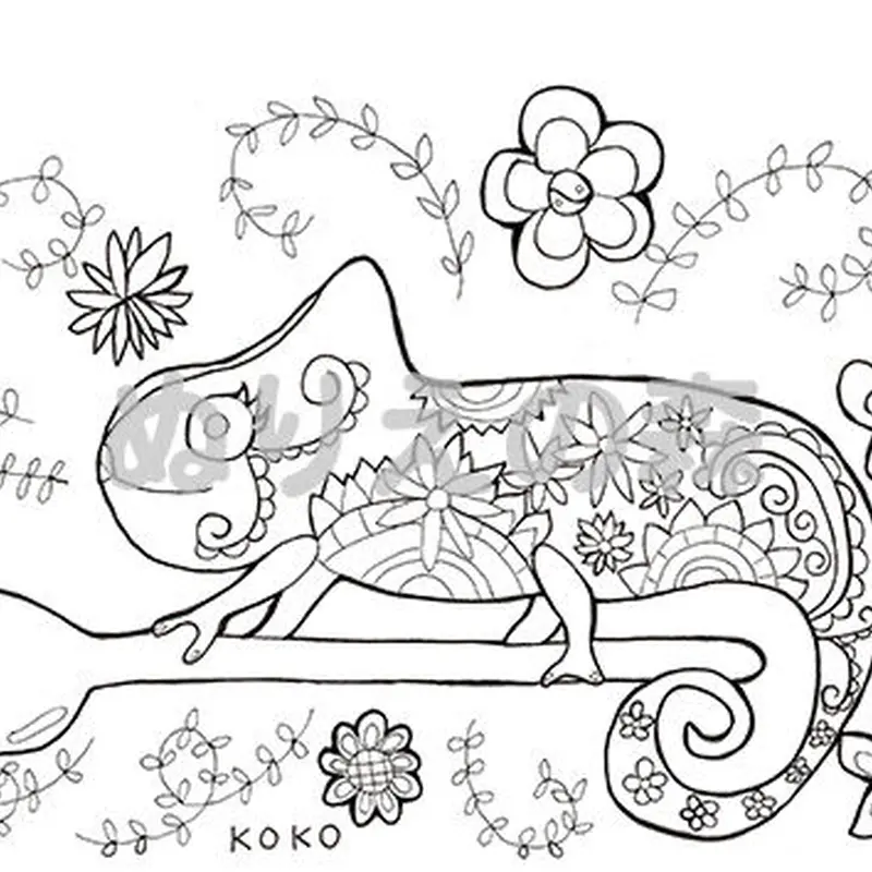 エネルギーアート ぬりえの森