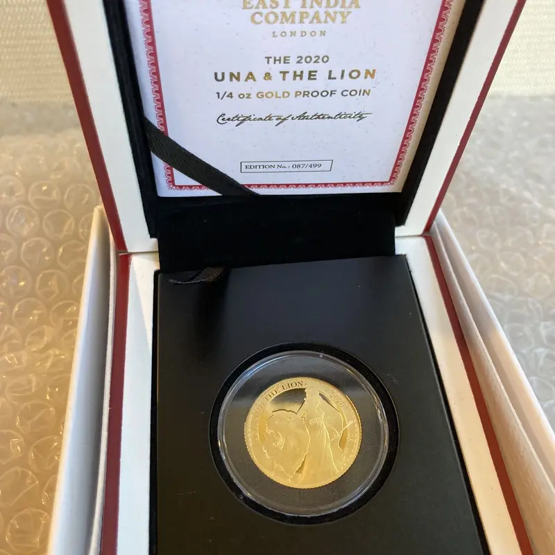モハール金貨 プルーフ イギリス セントヘレナ