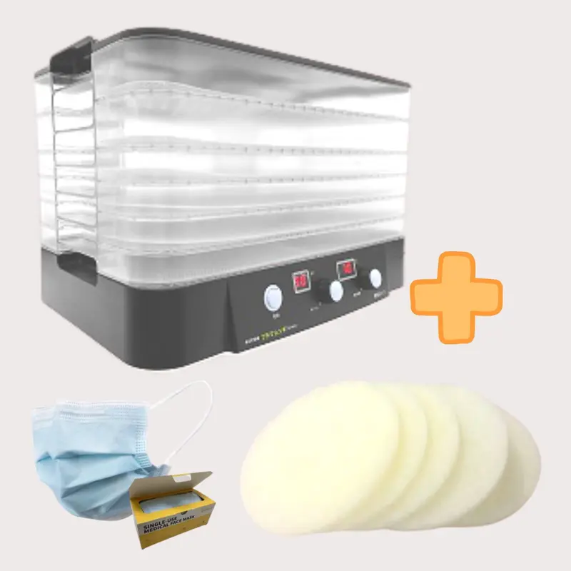 東明テック(Tohmei Tech) 食品乾燥機/62-3901-67 白 W440 × H400 × D335 mm