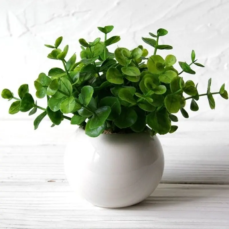 フェイクグリーンs ユーカリ 光触媒加工 人工観葉植物 イミテーショングリーン 空気清浄