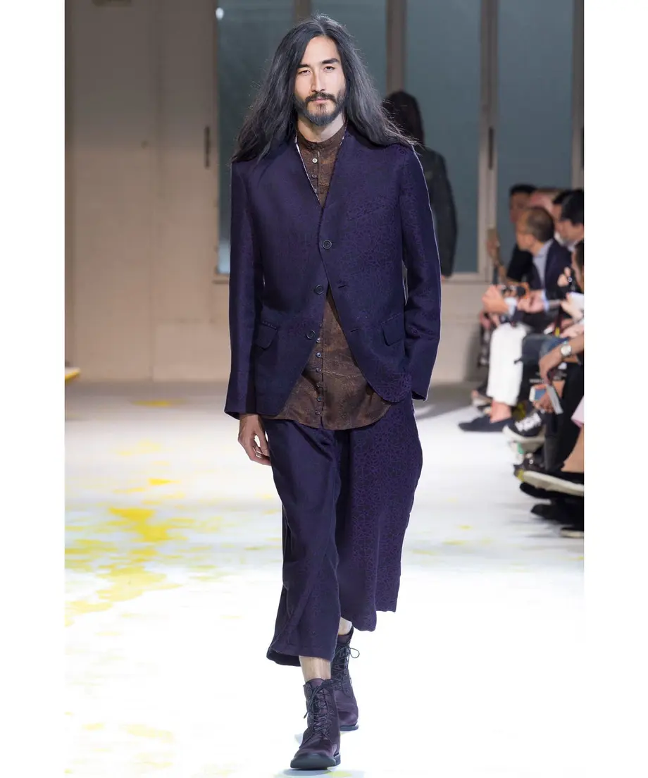 15ss yohji yamamoto pour homme 紫 ラップパンツセットアップ H