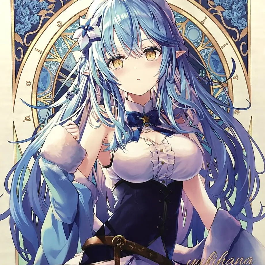 ホロライブB2タペストリー（非公式グッズ） 雪花ラミィ