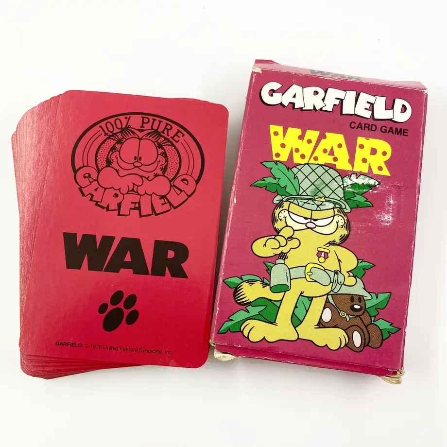 1978 Garfield Card Game AM TOY HOUSE