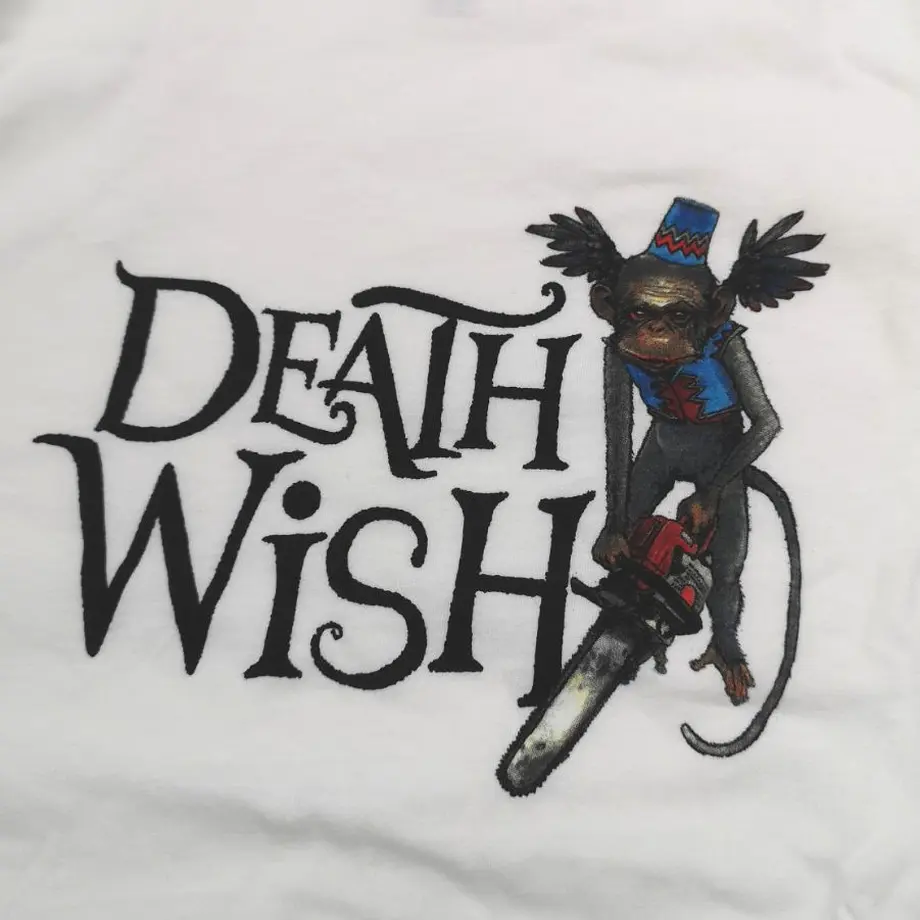 Death Wish Nikko Tee White Bottom Line