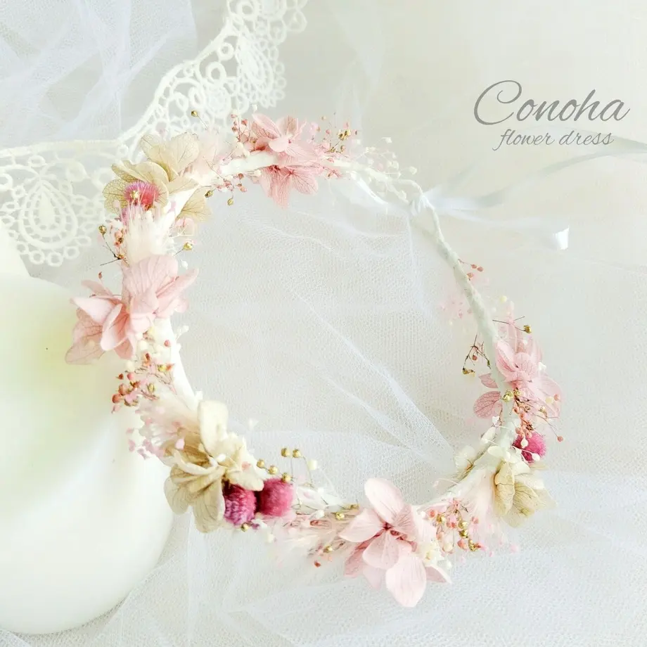 ベビー花かんむり Conoha Flower Dress