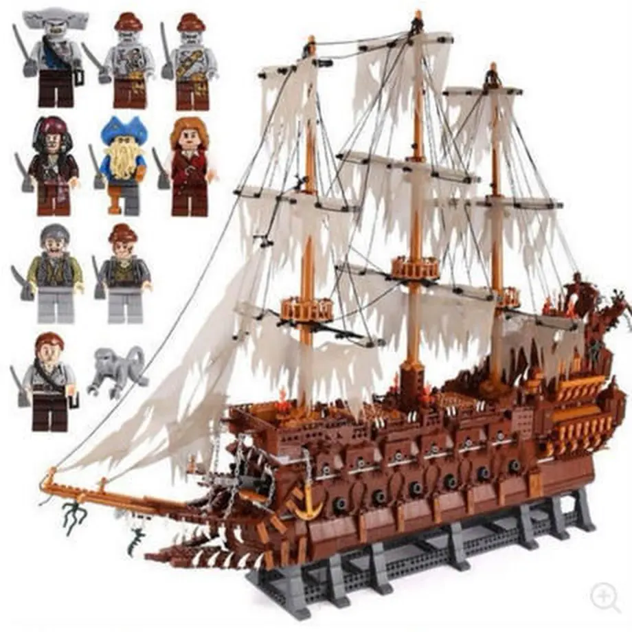 レゴ互換品 フライングダッチマン号 海賊幽霊船MOC パイレーツオブカリビアン 日本未発売