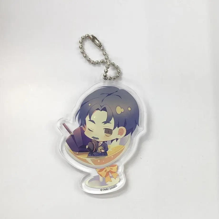 プリント浮き有 文豪とアルケミスト 夏目漱石 ちゃぽんっ アクリルストラップコレクション