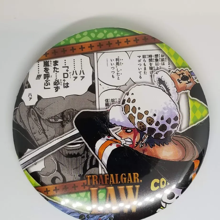 One Piece トラファルガー ロー コレクション缶バッジ Heroes K Boo