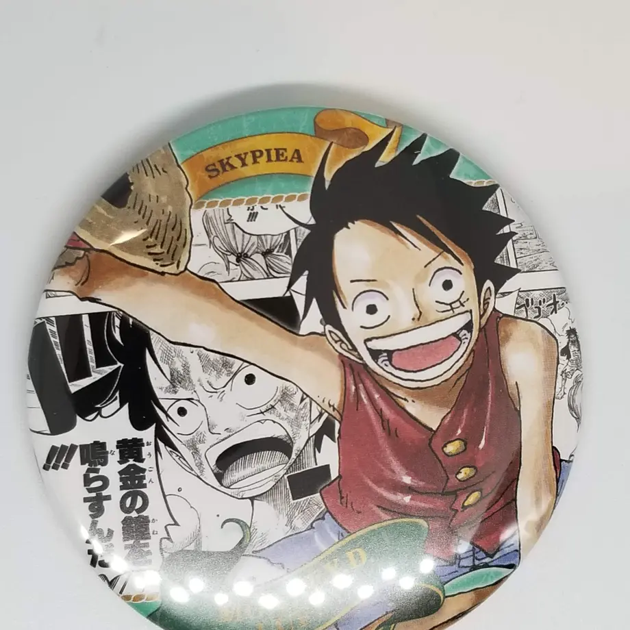 One Piece モンキー D ルフィ コレクション缶バッジ Heroes K Boo