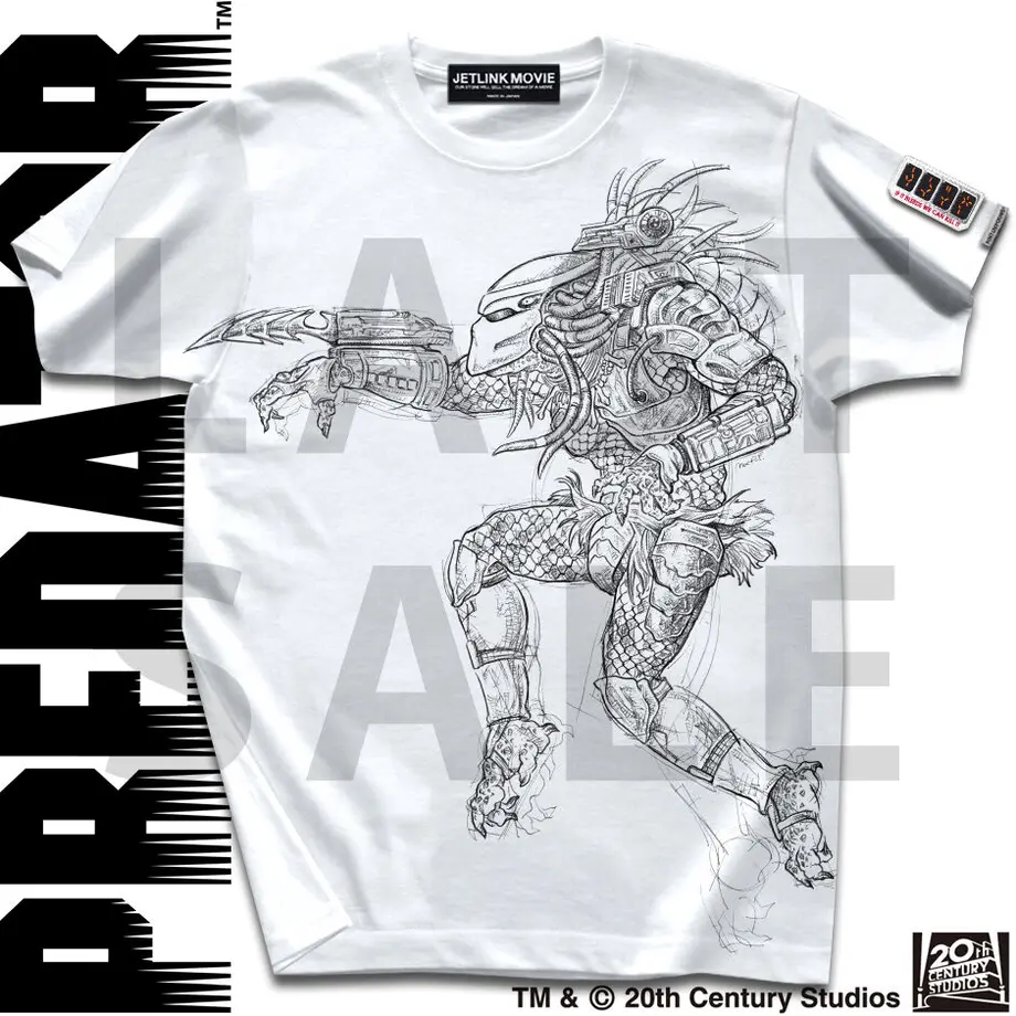 年内販売終了 映画 プレデター Predator Hunting T Shirts Je