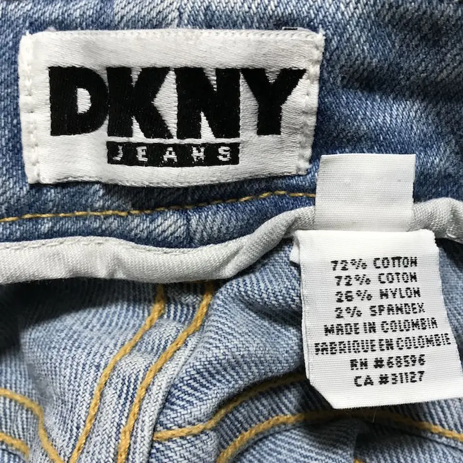 【USED】90'S DKNY JEANS CUTOFF DENIM PANTS | KONBINI