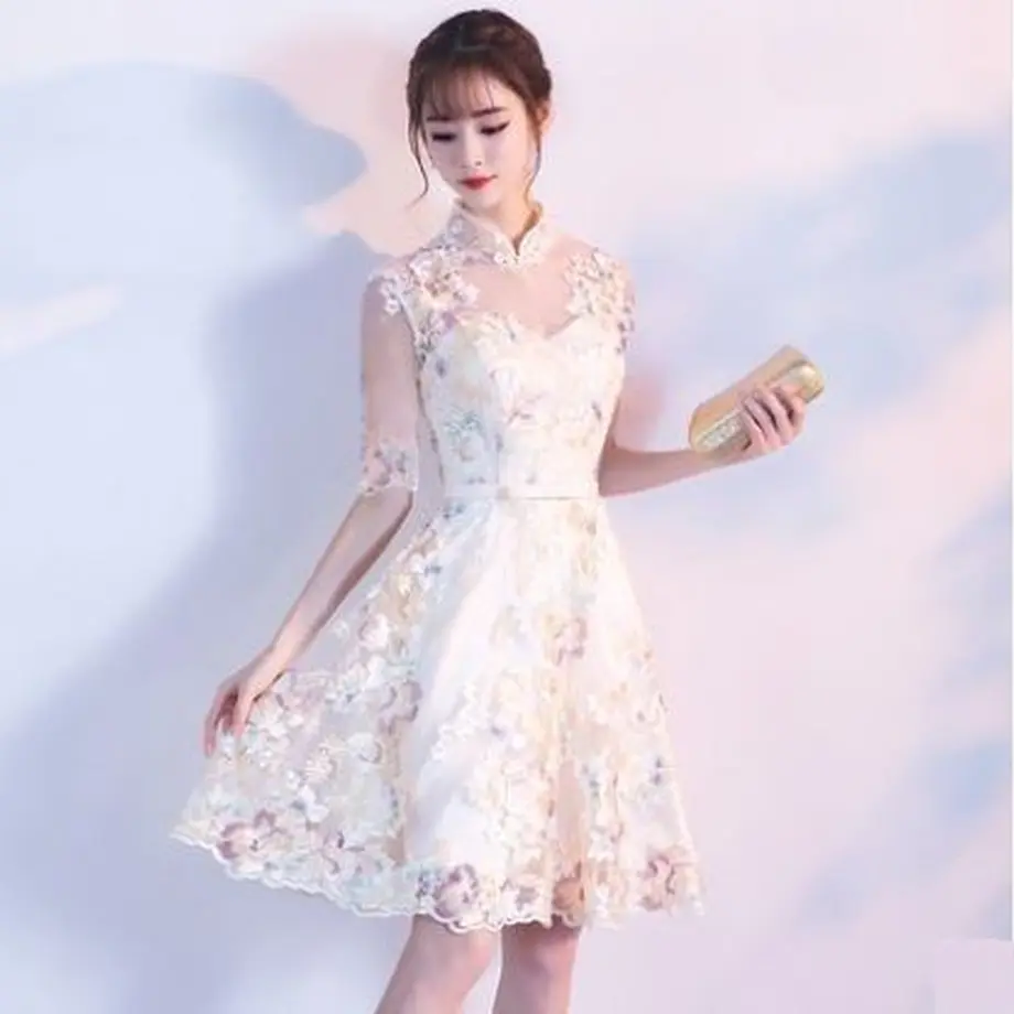 ドレス ワンピース 高級なセレブお嬢様ミニワンピパーティードレス お呼ばれ 二次会など Hd