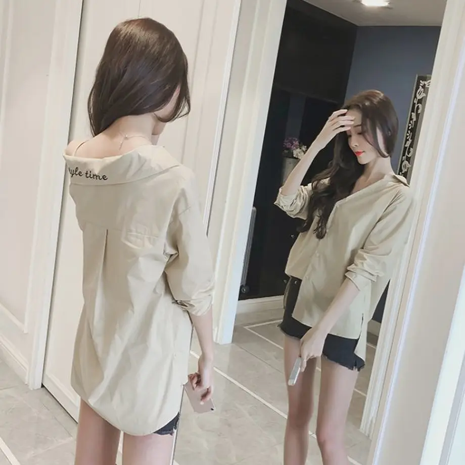 トップス ワンショルダーで後ろ姿がカッコいいブラウス Hdfks 韓国ファッ