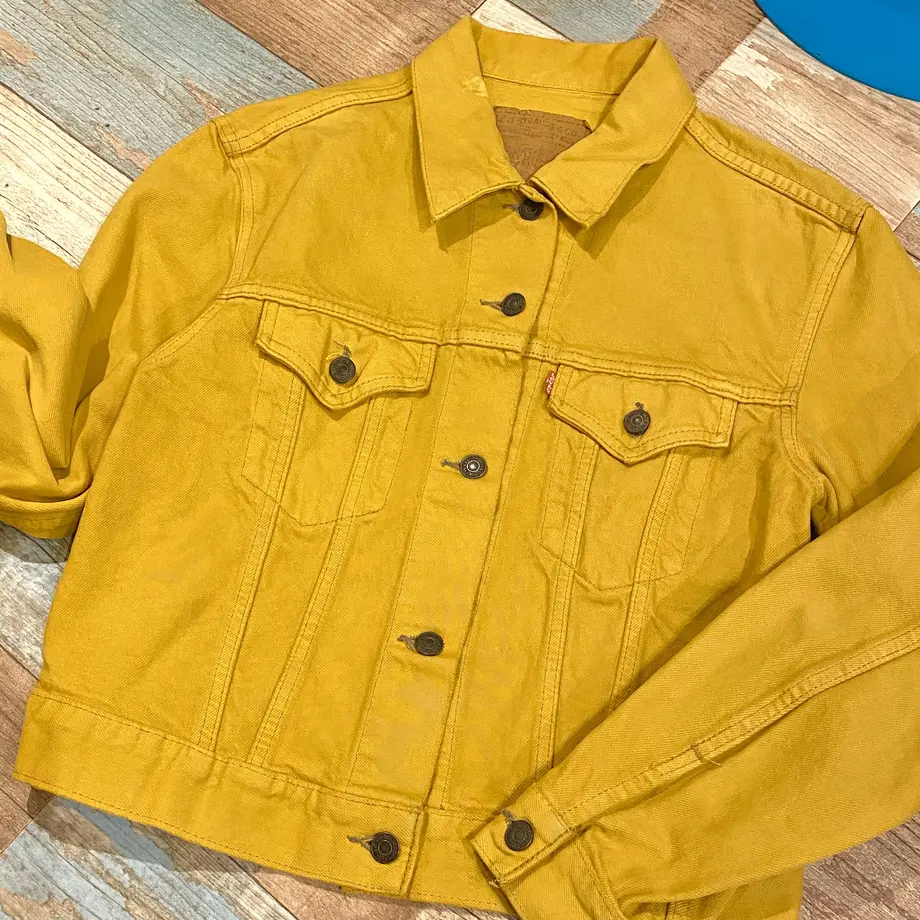 Levi's Denim Jacket Mustard Yellow DAISY