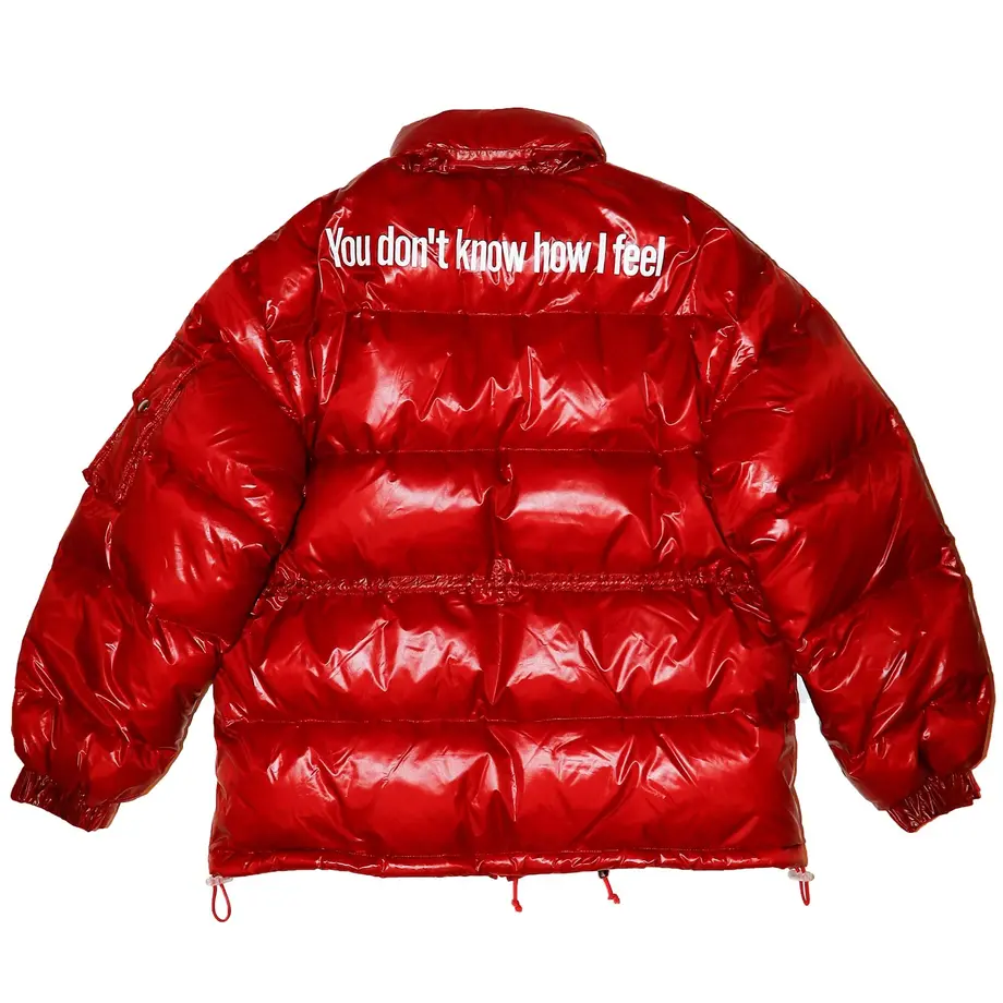 SHINY NYLON DOWN JACKET(RED) | el conductorH ON