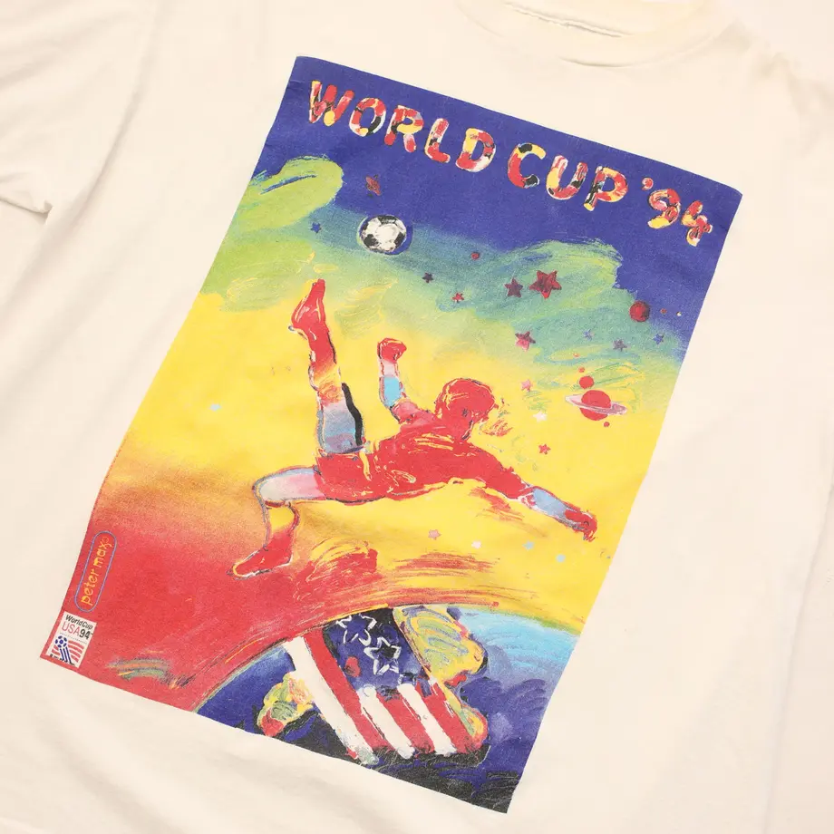 90s vintage shirt peter max W杯 ピーターマックス