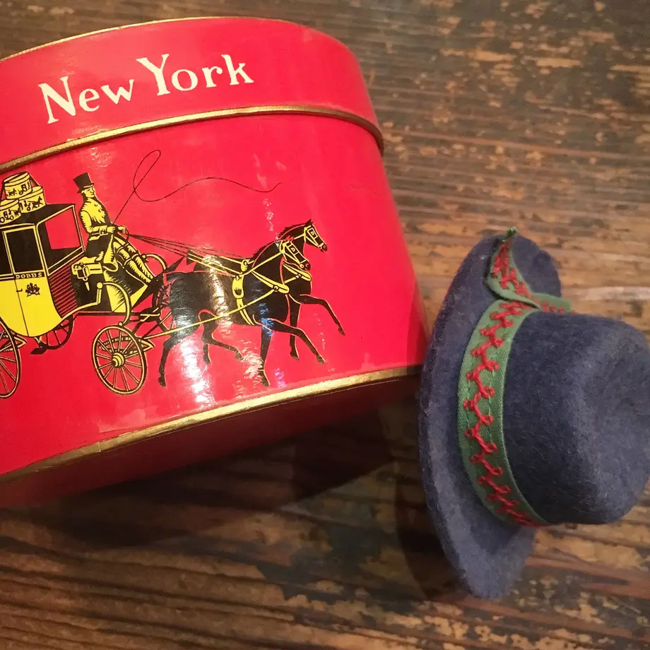 1950〜60's Dobbs Salesman Sample Hat With Box