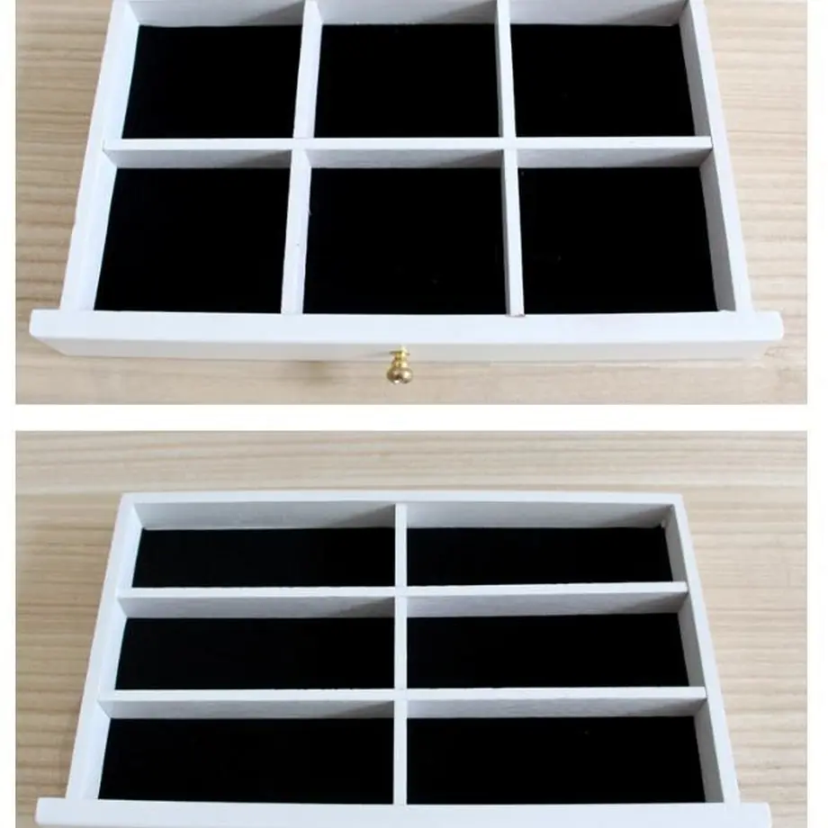 木製 ジュエリー ボックス 2色 収納 ギフト ディスプレイ ボックス ジュエリー lagre...