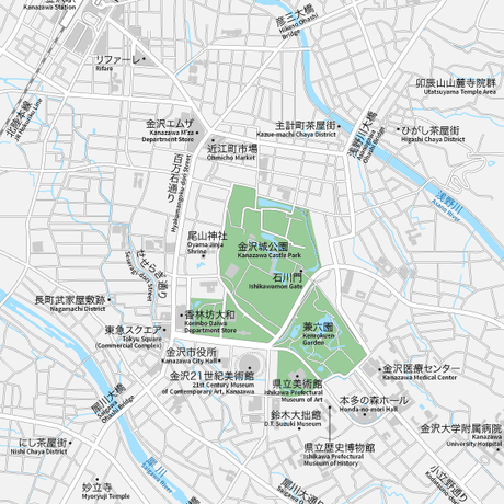 地図素材をダウンロードにて販売するお店 今八商店