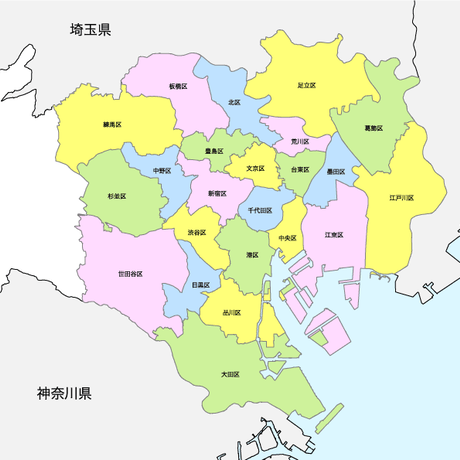 地図素材をダウンロードにて販売するお店 今八商店