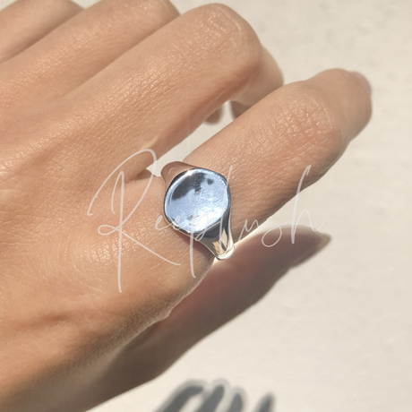 size 9.5 sterling silver ring Rimbaud