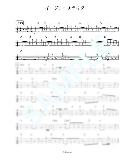 Bass Score Bass Score