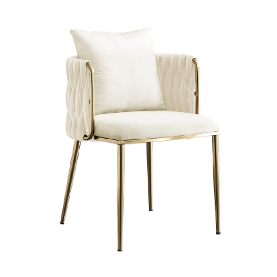 ゴールドラインダイニングチェア（3カラー） MUSE HOME