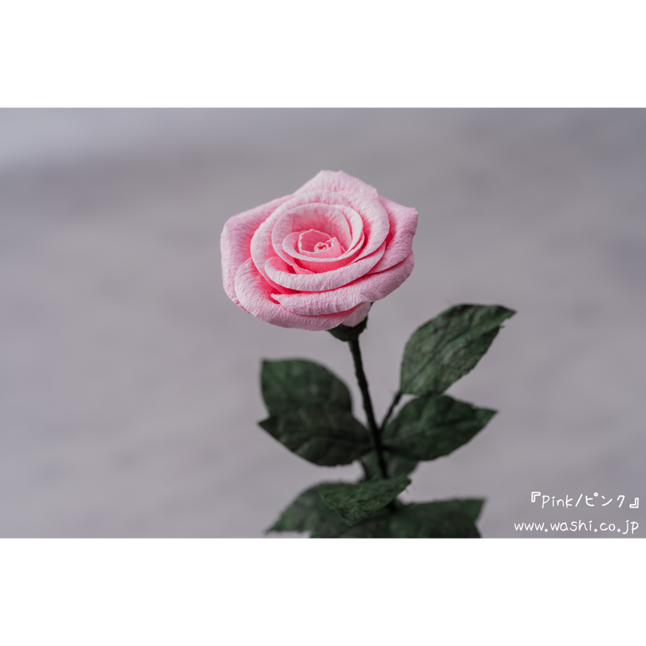 即日発送可 和紙の花 一輪のバラ 全5色 Washi あさくら 即日発送可 和紙の花 一輪のバラ 全5色 Washi あさくら