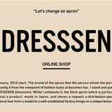 DRESSSEN公式オンラインストア