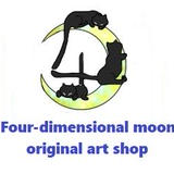 Four-dimensional moon original art shop
