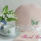 マシュマロティーコゼーと手刺繍の受験用品 Floral Linen