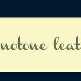 monotone leather