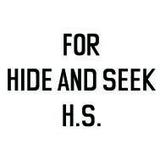HIDE AND SEEK Official Web Shop