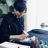 akkaの手描き服