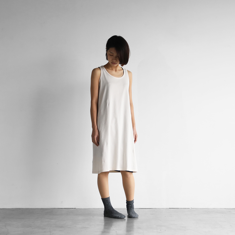 21新作モデル Huis In House Suvin Cottonタンクトップワンピース 在庫一掃最安挑戦