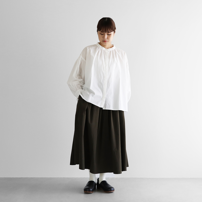 HUIS. タイプライタークロス プレーンスカート