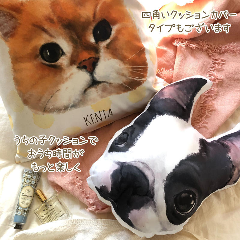 うちの子グッズ ダイカットもちもちクッション 14 Libre