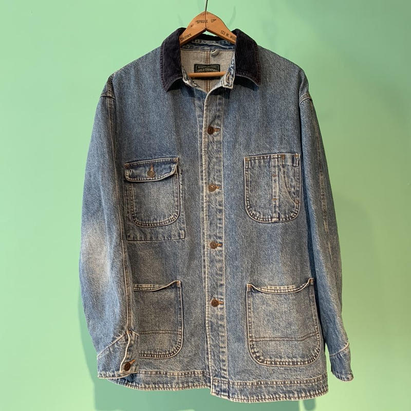 80-90s RALPH LAUREN POLO COUNTRY カバーオール 通販人気商品 カバーオール country Polo 【希少!!入手困難】80s Gジャン/デニムジャケット