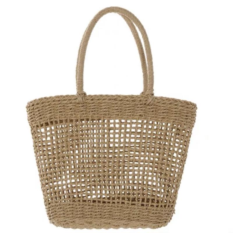 シンプル トート かごバッグ 全2色 サイズ収納可 70park