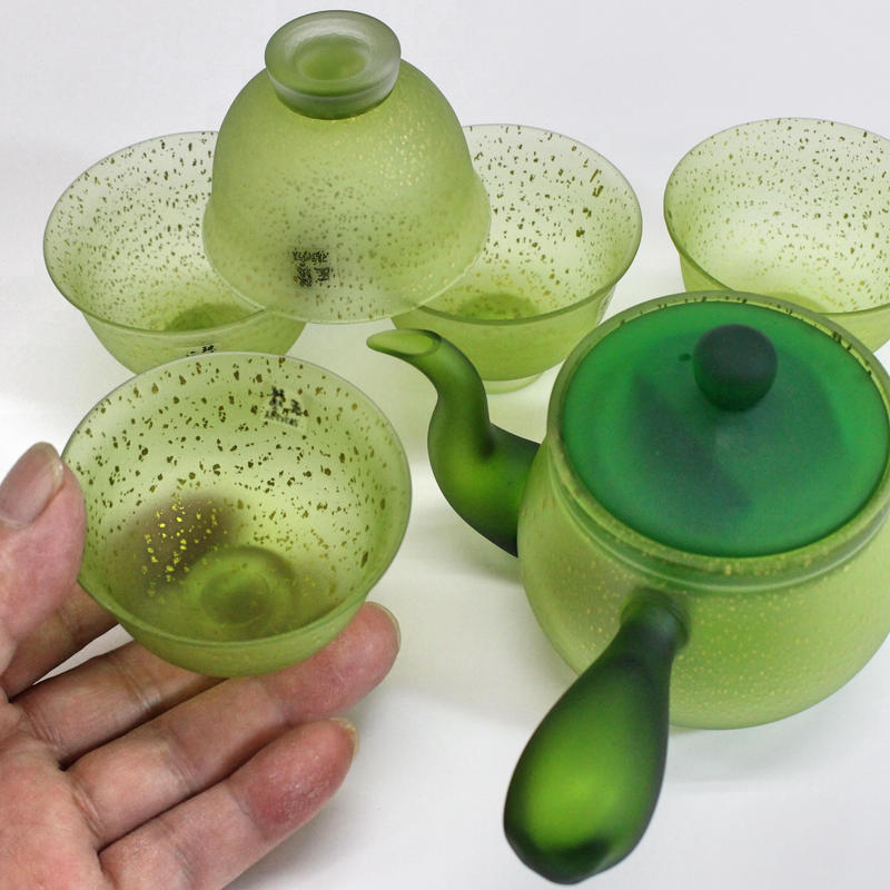 吉田勝美作　玻璃の匠シリーズ　水差し 吉田勝美作玻璃の匠シリーズ水差し