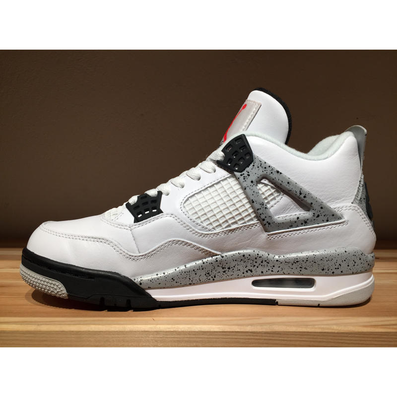 ☆WHITE CEMENT - NIKE AIR JORDAN 4 RETRO OG | 9H...