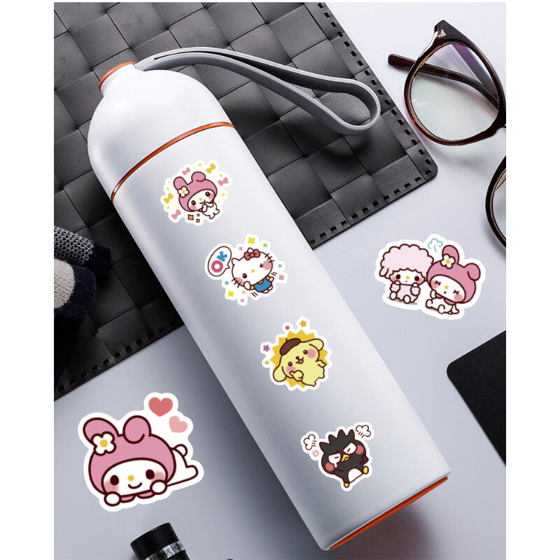 ８０枚 ゆるかわサンリオキャラクターズ 防水ステッカー シール キャラクターソックスのお店