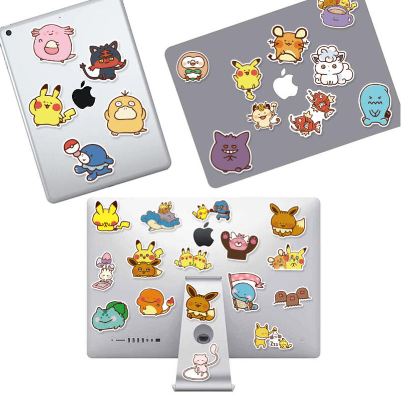 ３８枚 少し大きめサイズ ポケモン 防水ステッカー シール キャラクターソックスのお店 Aboo