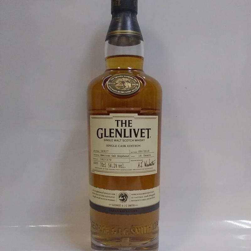 正規 ザ·グレンリペットシングルカスク 16年 54.2% 700ml 新品 | www