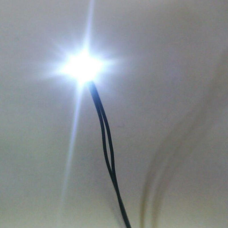 白色チップled 抵抗付き 配線済み 5本セット Actstyle