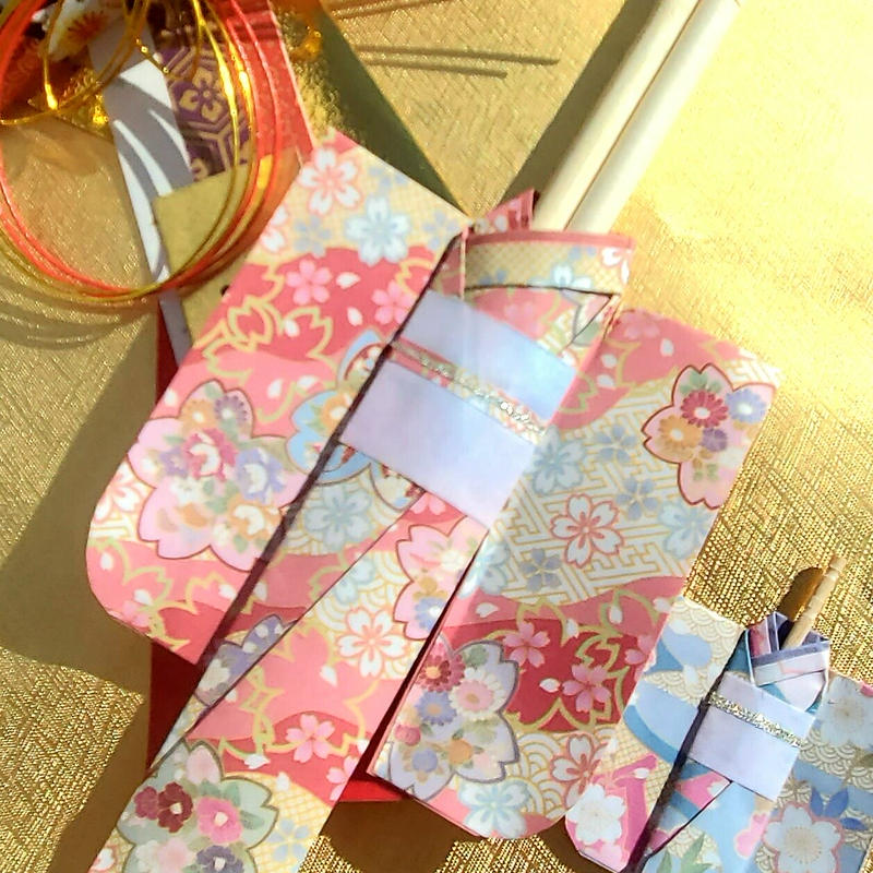 今年も話題の 箸袋と爪楊枝入れ各枚 着物型和紙 Atak Com Br