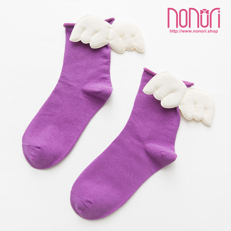 超かわいい天使の羽女靴下8色 Nonori E Commerce