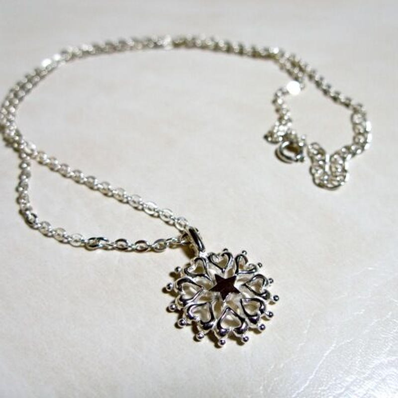 仁尾彫金『プラチナハート星ペンダント』ハンドメイド20 | 仁尾彫金 STORE