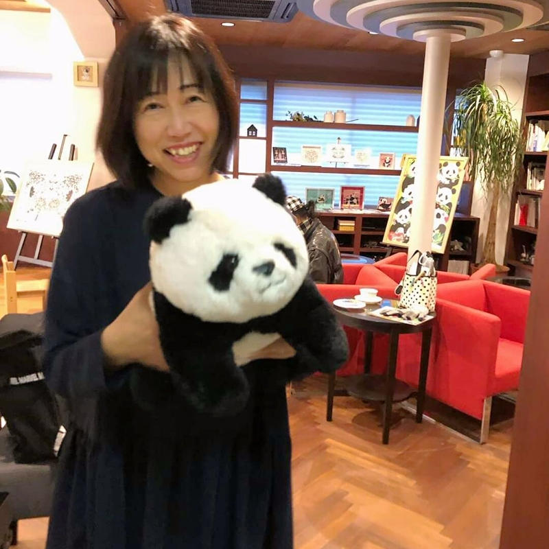 受付開始 午後の部 パンダたちのティータイム4 パンダ切り絵ワークショップ 4月30日 金