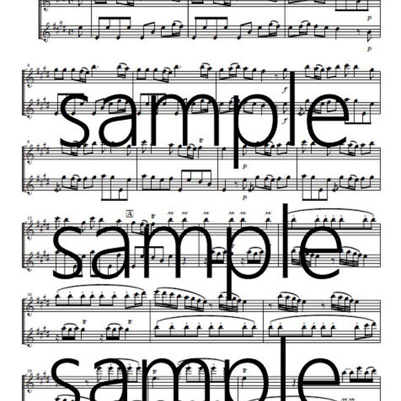 Pdf 続々フルートデュオ名曲集25 Japan Duo Notes